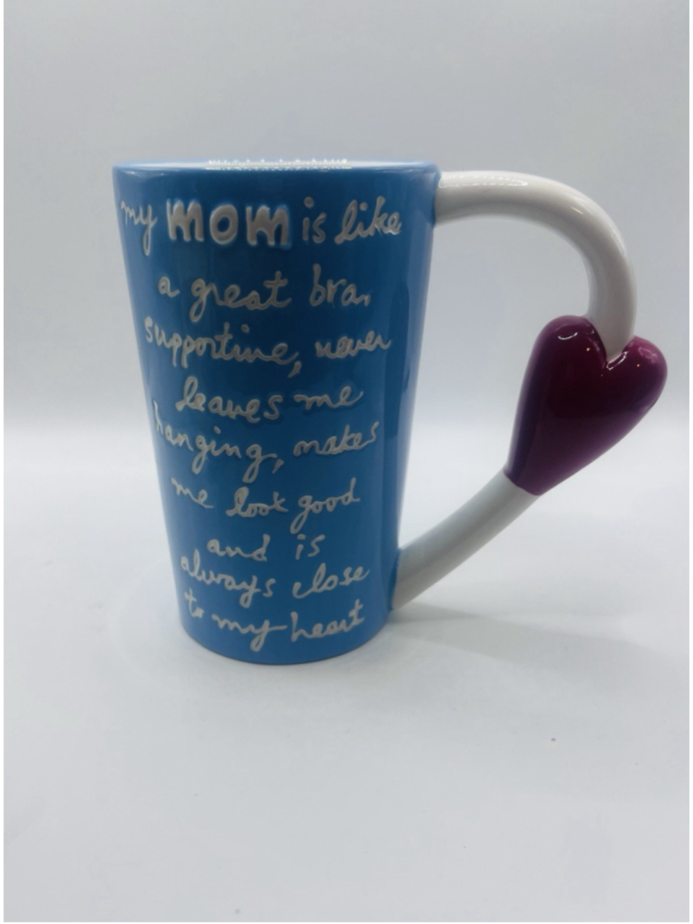 Sandra Magsamen “My Mom Is Like” Coffee Tea Mug Whimsical Heart Mother’s Day